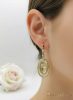 Orecchini GOLDFILLED antiallergici 36mm colore 14K