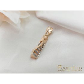 Pendente GOLDFILLED antiallergico 33mm colore 18K