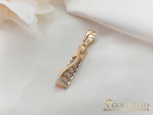 Pendente GOLDFILLED antiallergico 33mm colore 18K