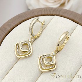 Orecchini GOLDFILLED antiallergici 38mm colore 14K