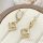Orecchini GOLDFILLED antiallergici 38mm colore 14K