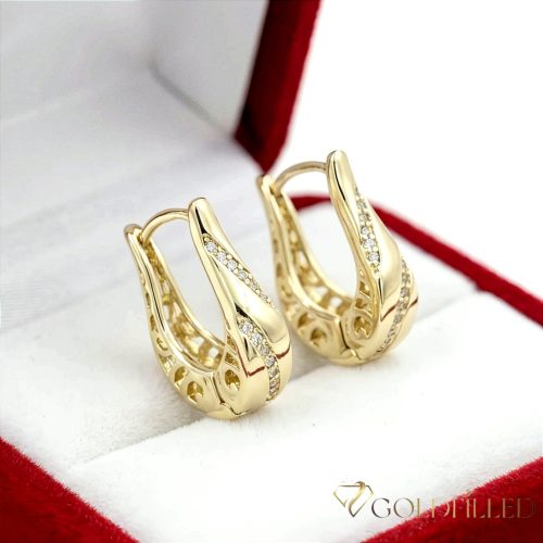 Orecchino GOLDFILLED antiallergico 20mm colore 18K