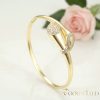 Bracciale GOLDFILLED antiallergico 4-18mm colore  (14K) diametro 60mm "apribile"