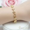 Bracciale GOLDFILLED antiallergico 17cm/6mm colore 14K