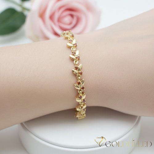 Bracciale GOLDFILLED antiallergico 17cm/6mm colore 14K