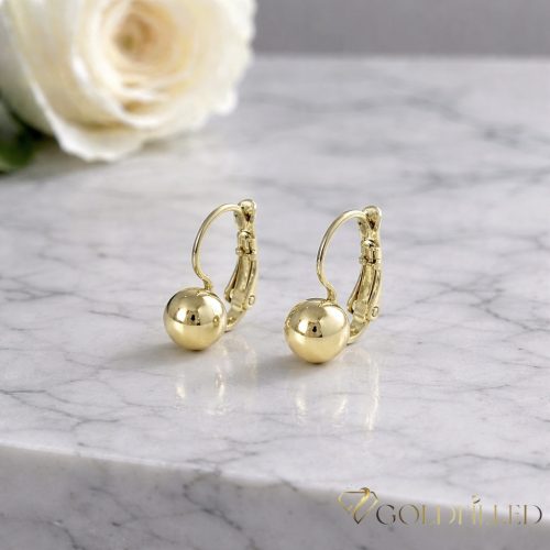 Orecchino GOLDFILLED antiallergico 14mm colore 14K 