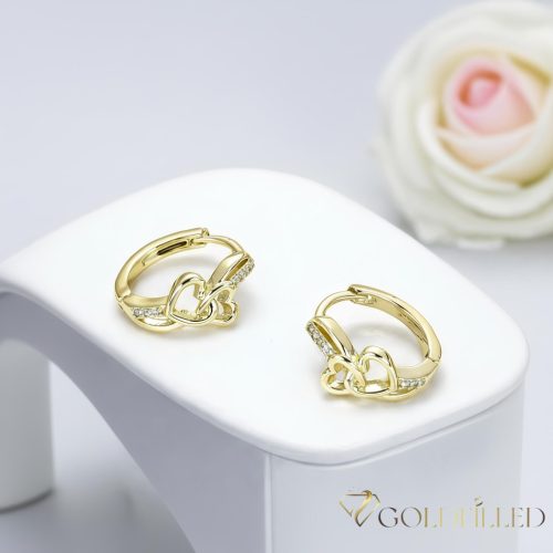 Orecchino GOLDFILLED antiallergico 15mm colore 18K