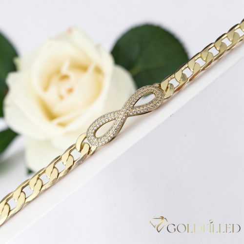 Bracciale GOLDFILLED antiallergico 18,5cm/9mm colore 14K