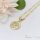 Collana GOLDFILLED antiallergica 50cm / 4mm + pendente della vergine colore 14K