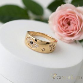 Anello GOLDFILLED antiallergico, diverse misure colore 18K