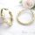 Orecchini GOLDFILLED antiallergici 30mm colore 14K