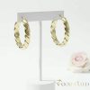 Orecchini GOLDFILLED antiallergici 30mm colore 14K