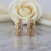 Orecchino GOLDFILLED antiallergico 20mm colore 18K