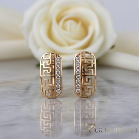 Orecchino GOLDFILLED antiallergico 20mm colore 18K