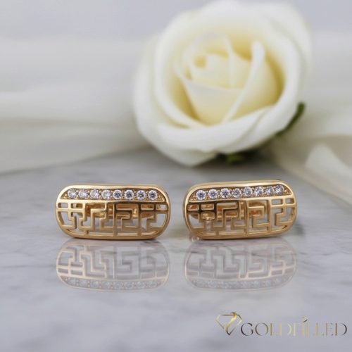 Orecchino GOLDFILLED antiallergico 20mm colore 18K