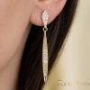 Orecchini GOLDFILLED antiallergici 46mm colore 14K