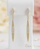 Orecchini GOLDFILLED antiallergici 46mm colore 14K