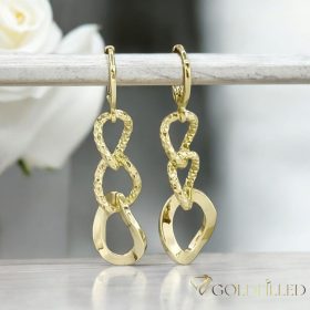Orecchini GOLDFILLED antiallergici 50mm colore 14K