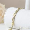Bracciale GOLDFILLED antiallergico in diverse dimensioni colore 14K largo 7 mm