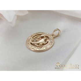   Orecchino GOLDFILLED antiallergico con pendente 28mm colore 18K