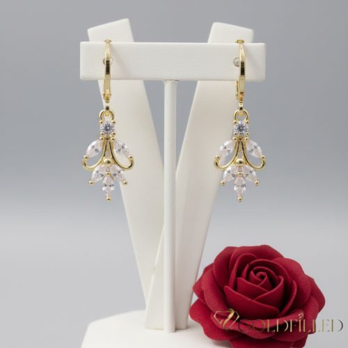 Orecchini GOLDFILLED antiallergici 35mm colore 14K